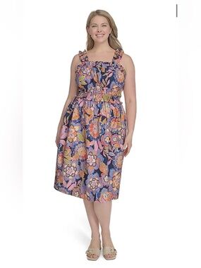 Eliza J Plus Size
Cotton Floral